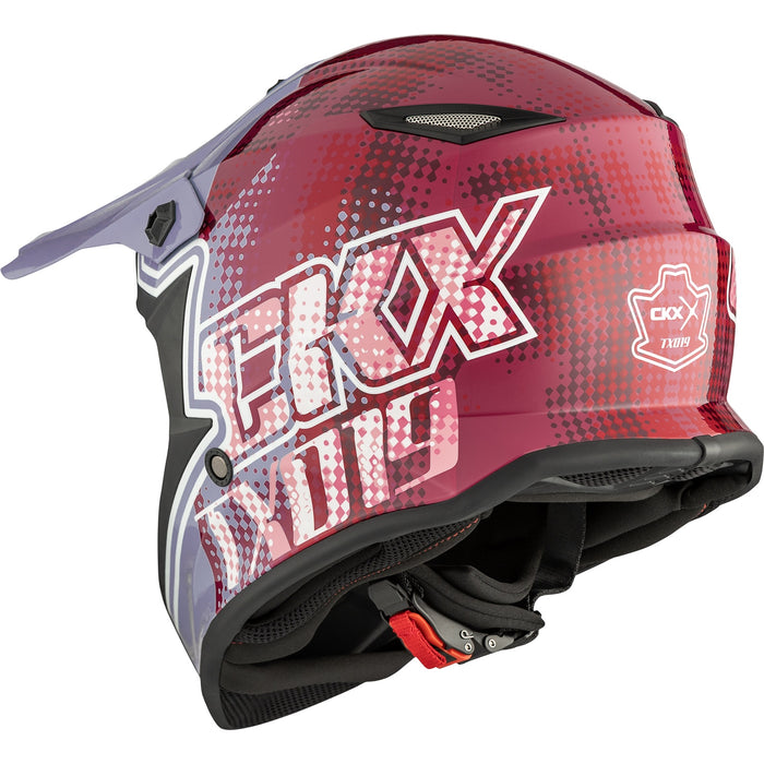 CKX TX019Y GLEAM YOUTH HELMET 2025 - Glossy Purple/Red