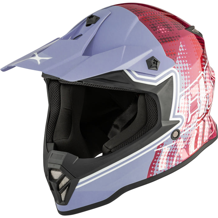 CKX TX019Y GLEAM YOUTH HELMET 2025 - Glossy Purple/Red