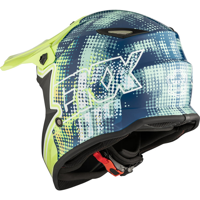CKX TX019Y GLEAM YOUTH HELMET 2025 - Glossy Lime/Navy