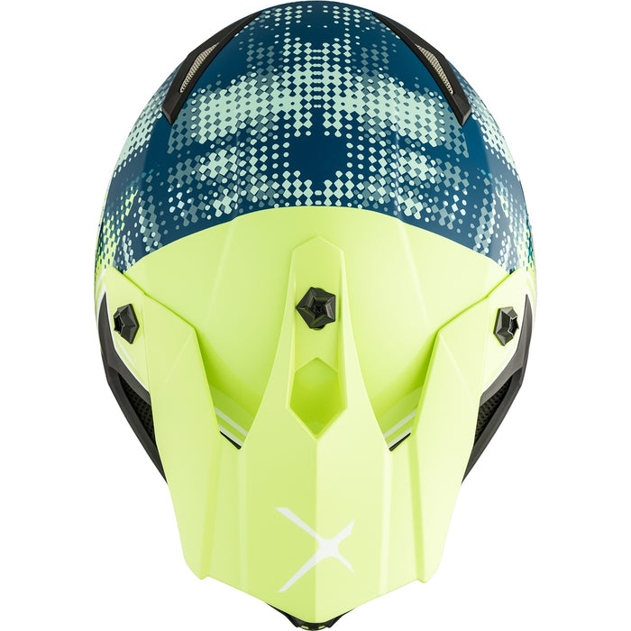 CKX TX019Y GLEAM YOUTH HELMET 2025 - Glossy Lime/Navy