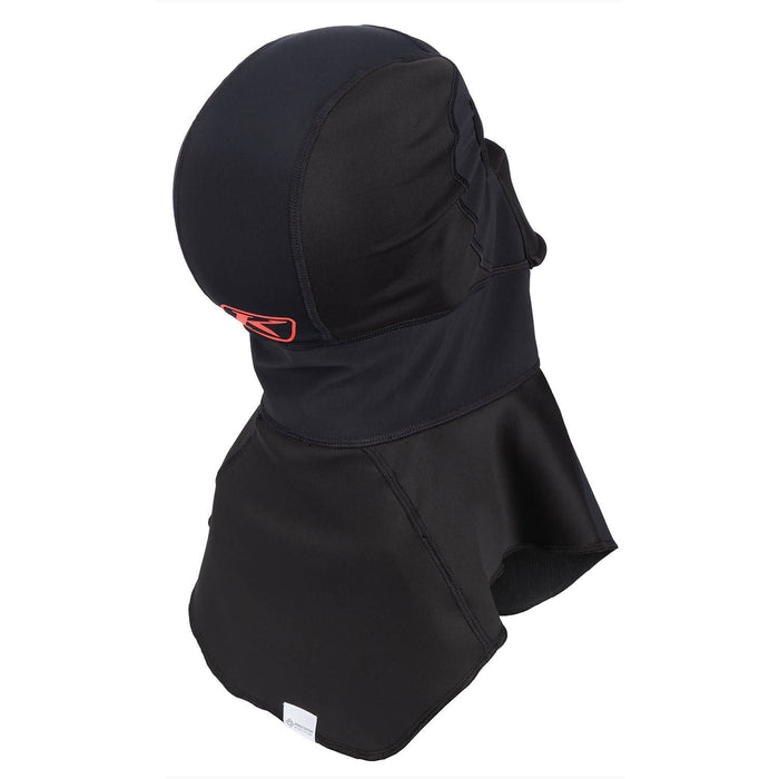 Klim Arctic Balaclava in Black - Fiery Red