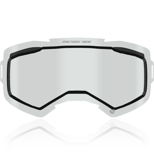 FXR FACTORY RIDE DUAL LENS (NO VENTS) 2025 - Clear