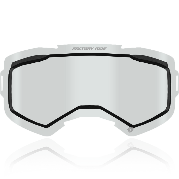 FXR FACTORY RIDE DUAL LENS (NO VENTS) 2025 - Clear