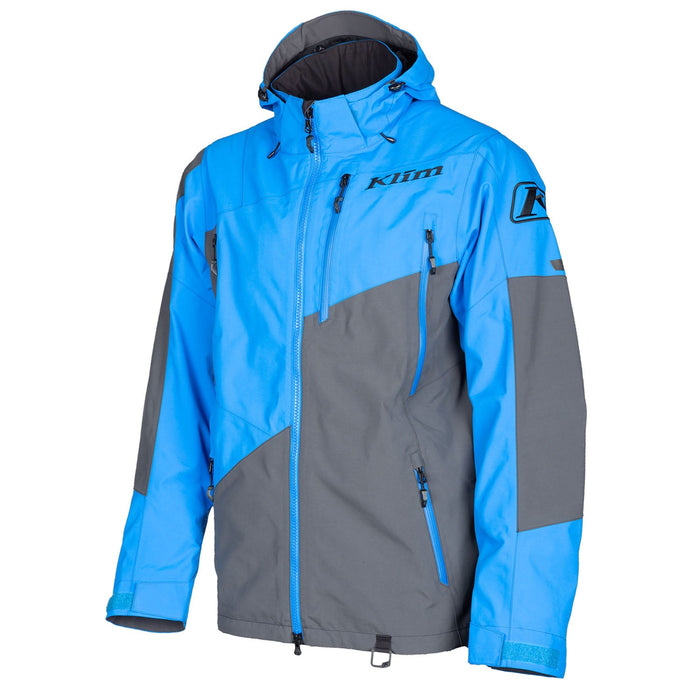 Klim Storm Jackets in Electric Blue Lemonade - Asphalt - 2021