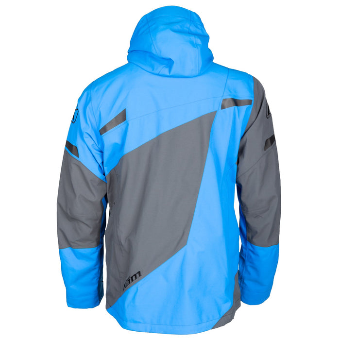 Klim Storm Jackets in Electric Blue Lemonade - Asphalt - 2021