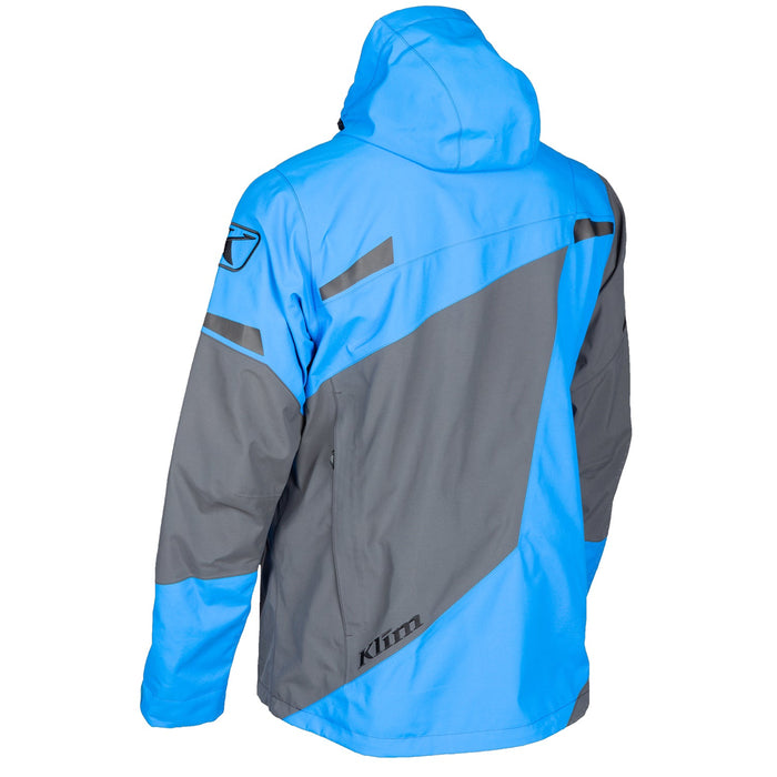 Klim Storm Jackets in Electric Blue Lemonade - Asphalt - 2021