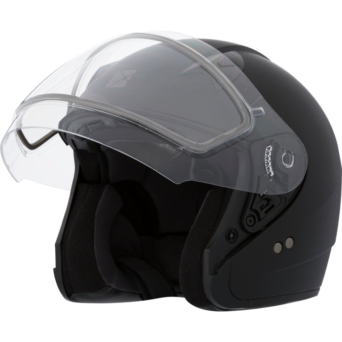 CKX VG77 HELMET SOLID LENS 2025 - MATTE BLACK -  DOUBLE LENS