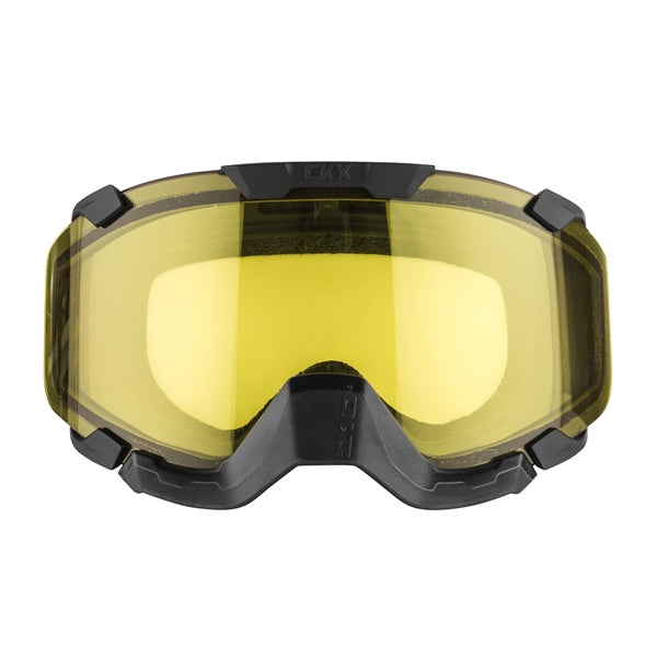 CKX 210 Trail Goggles 2025 - Mat Black - Yellow - Isolated 