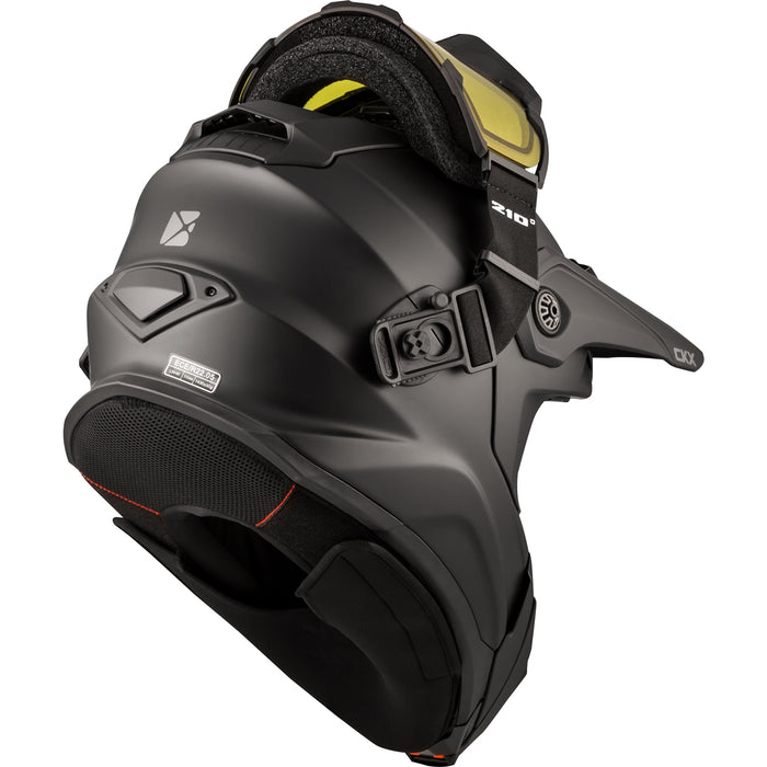 CKX FIBERGLASS SOLID HELMET -  TITAN ORIGINAL - MATTE BLACK