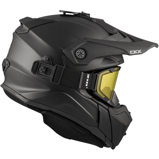 CKX FIBERGLASS SOLID HELMET -  TITAN ORIGINAL - MATTE BLACK