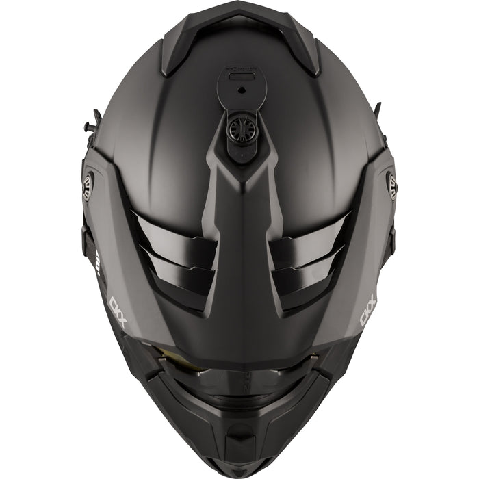 CKX FIBERGLASS SOLID HELMET -  TITAN ORIGINAL - MATTE BLACK