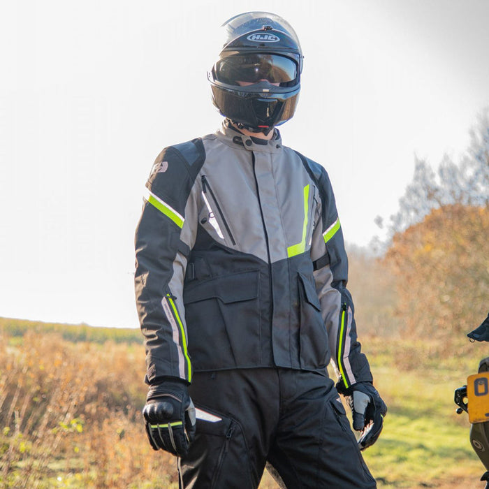 OXFORD MONTREAL 4.0 JACKET  in Black/Grey/Fluo