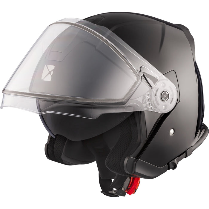CKX RAZOR RSV SOLID DOUBLE LENS HELMET 2025 - Glossy Black