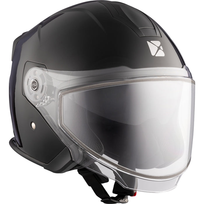 CKX RAZOR RSV SOLID DOUBLE LENS HELMET 2025 - Glossy Black