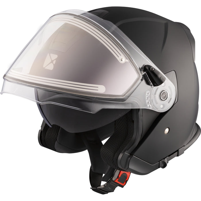 CKX RAZOR RSV SOLID ELECTRIC DOUBLE LENS HELMET 2025 - Matte Black 