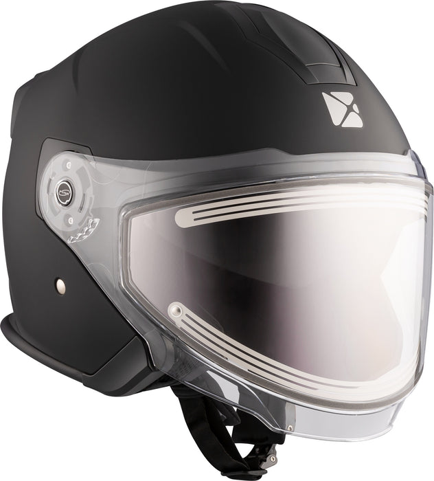 CKX RAZOR RSV SOLID ELECTRIC DOUBLE LENS HELMET 2025 - Matte Black 