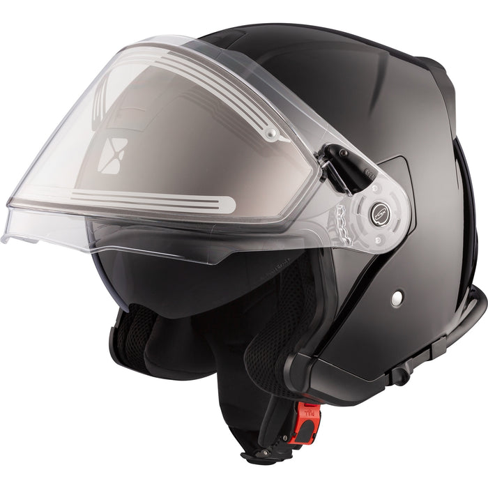 CKX RAZOR RSV SOLID ELECTRIC DOUBLE LENS HELMET 2025 - Glossy Black 