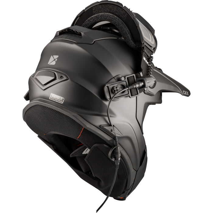CKX FIBERGLASS SOLID HELMET TITAN ORIGINAL - ELECTRIC COMBO 2025 - MATTE BLACK