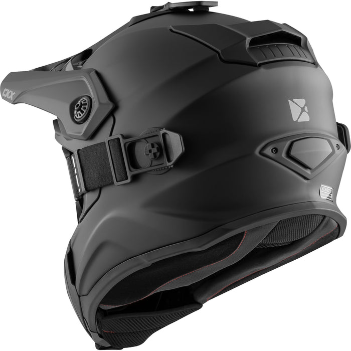 CKX FIBERGLASS SOLID HELMET -  TITAN AIRFLOW - MATTE BLACK