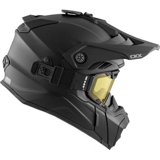 CKX FIBERGLASS SOLID HELMET -  TITAN AIRFLOW - MATTE BLACK