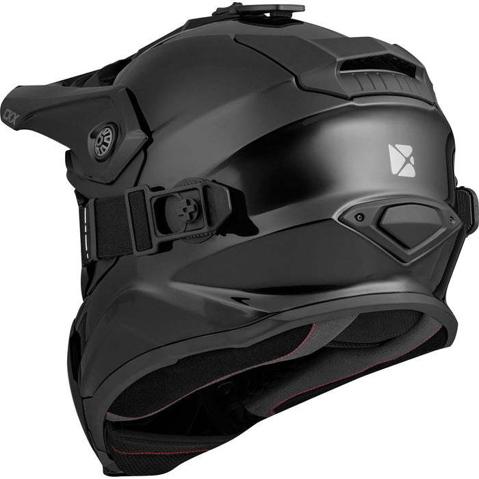 CKX FIBERGLASS SOLID HELMET -  TITAN AIRFLOW - GLOSSY BLACK