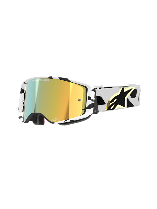 ALPINESTARS SUPERTECH CORP GOGGLES in Corp white/ gold Mirror gold 