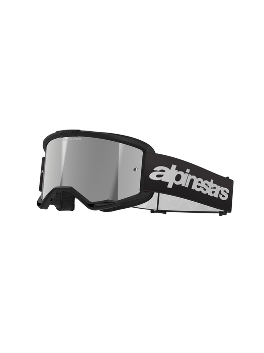 ALPINESTARS VISION 3 GOGGLES in Wordmark black/black Mirror silver