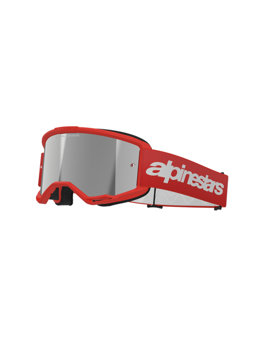 ALPINESTARS VISION 3 GOGGLES in Wordmark red/red Mirror silver