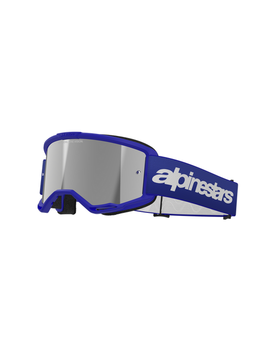 ALPINESTARS VISION 3 GOGGLES in Wordmark blue/blue Mirror silver