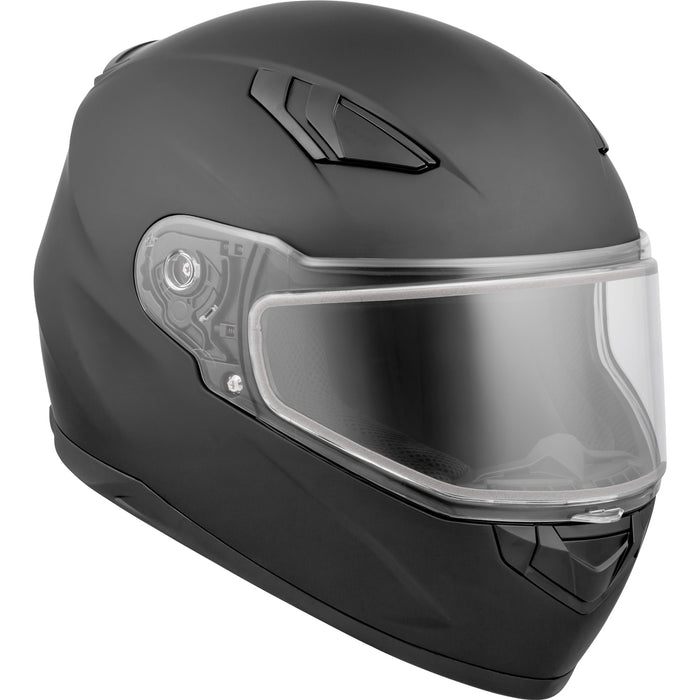 CKX RR619 SOLID HELMET DOUBLE LENS 2025 - Matte Black