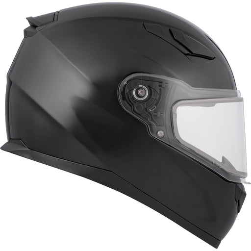 CKX RR619 SOLID HELMET DOUBLE LENS 2025 - Glossy Black