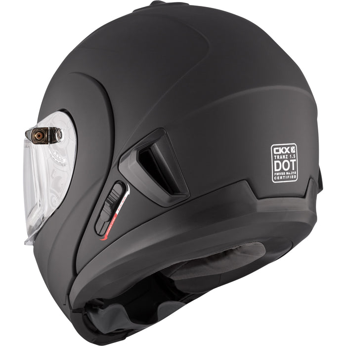 CKX TRANZ 1.5 AMS SOLID HELMET 2025 DOUBLE LENS - Gloss Black
