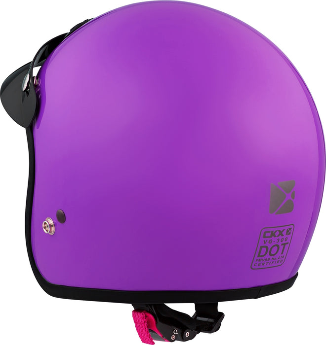 CKX VG200 SOLID YOUTH HELMET 2025 - Glossy Purple