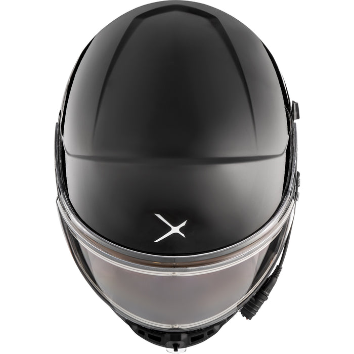 CKX CONTACT SOLID HELMET - ELECTRIC DOUBLE LENS 2025 - Glossy Black