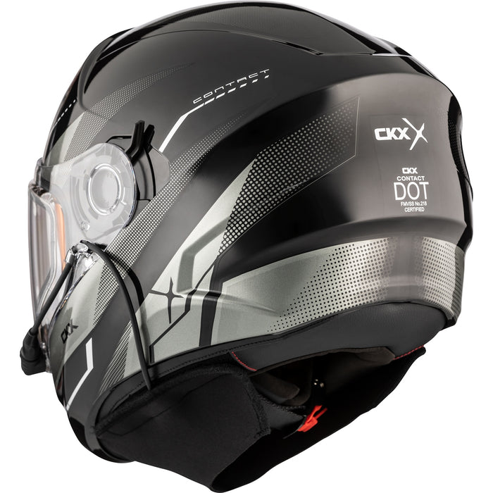 CKX CONTACT ARTIK HELMET ELECTRIC DOUBLE LENS 2025 - Grey