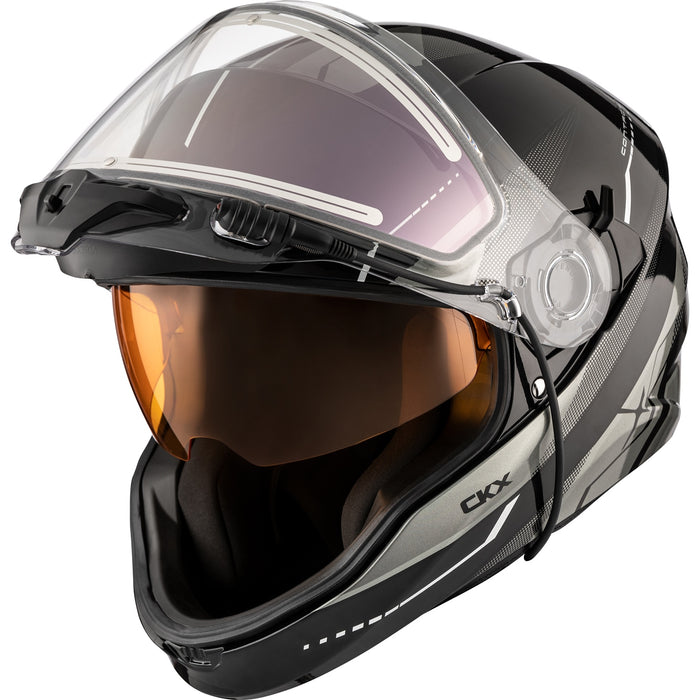 CKX CONTACT ARTIK HELMET ELECTRIC DOUBLE LENS 2025 - Grey