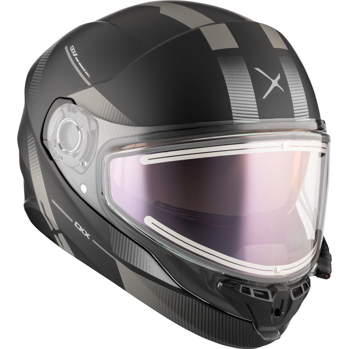 CKX CONTACT EDGE HELMET ELECTRIC DOUBLE LENS 2025 - Matte Silver