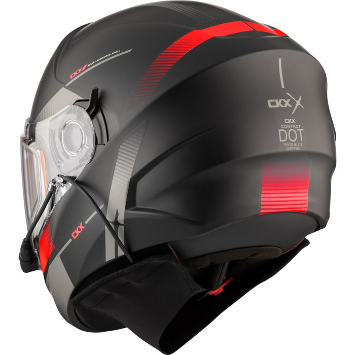 CKX CONTACT EDGE HELMET ELECTRIC DOUBLE LENS 2025 - Matte Red