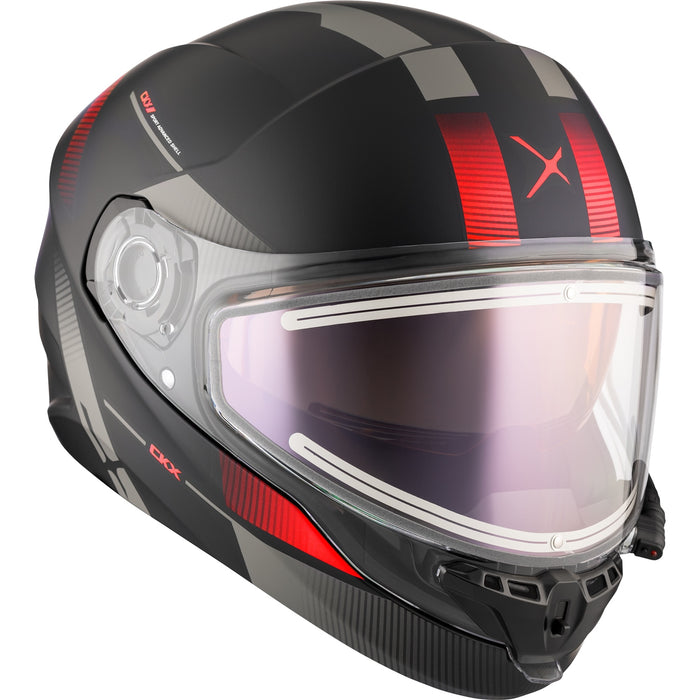 CKX CONTACT EDGE HELMET ELECTRIC DOUBLE LENS 2025 - Matte Red