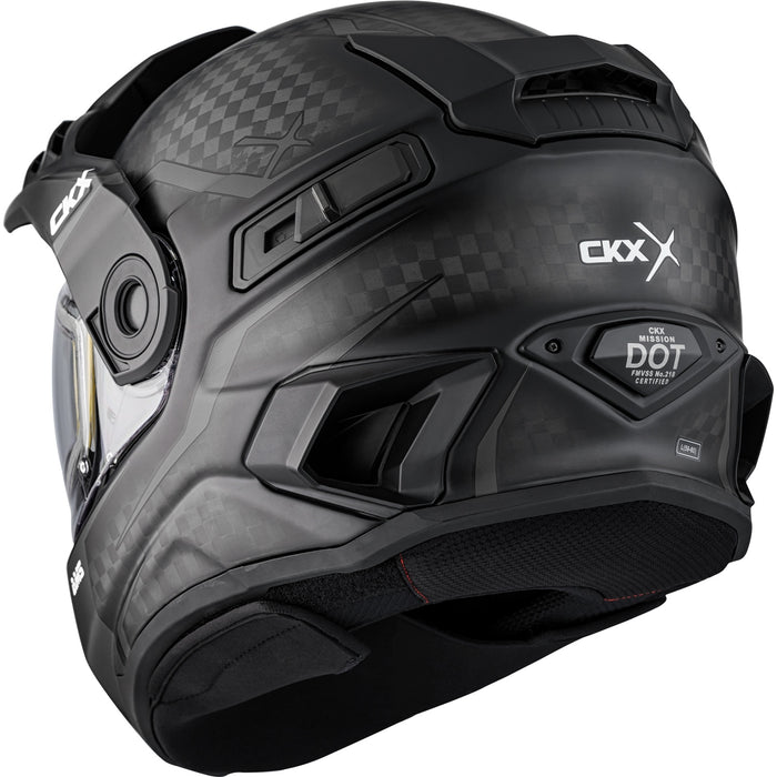 CKX MISSION AMS CARBON FURY HELMET - Matte Grey
