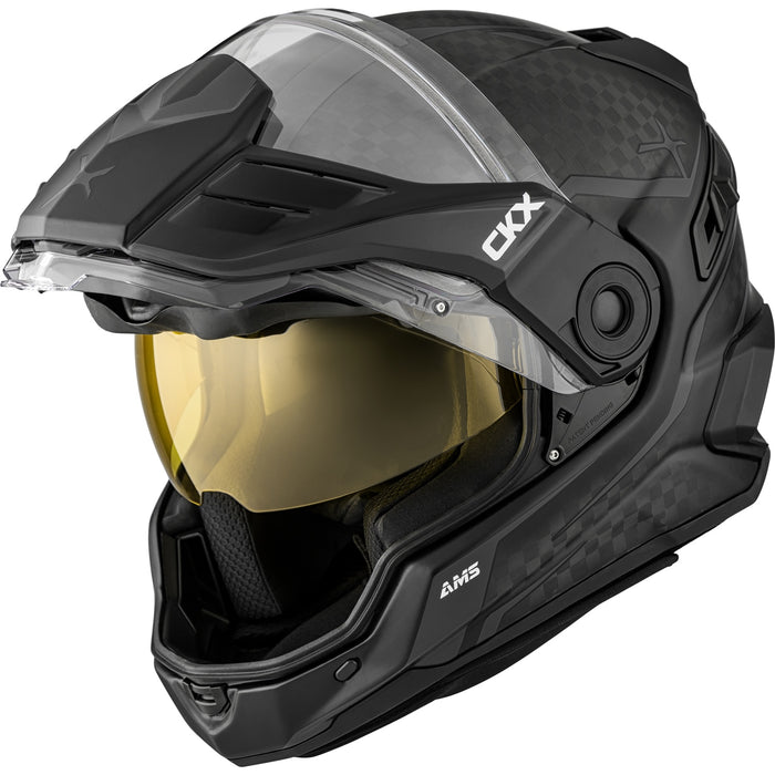 CKX MISSION AMS CARBON FURY HELMET - Matte Grey
