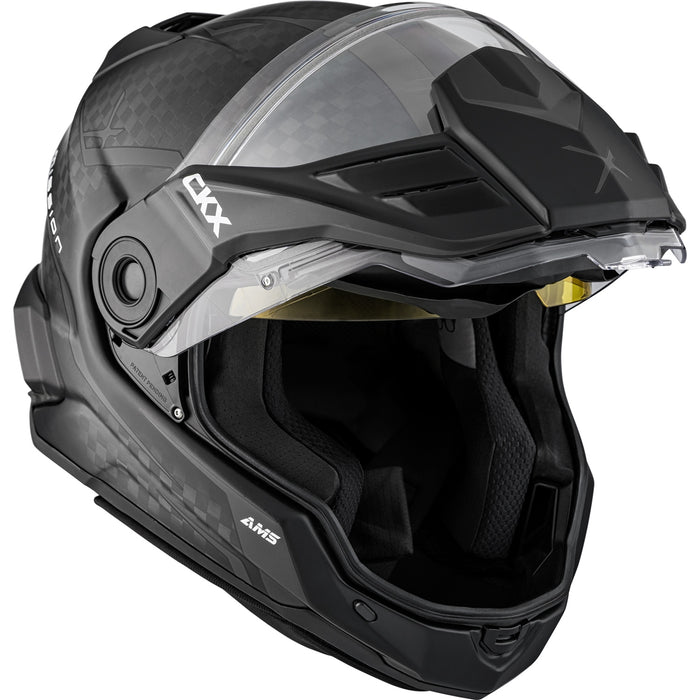 CKX MISSION AMS CARBON FURY HELMET - Matte Grey