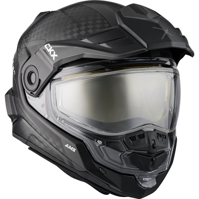 CKX MISSION AMS CARBON FURY HELMET - Matte Grey