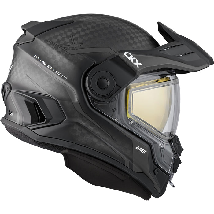 CKX MISSION AMS CARBON FURY HELMET - Matte Grey