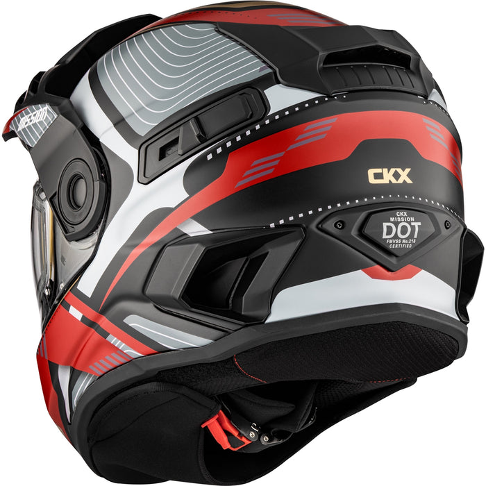 CKX MISSION AMS VERVE HELMET 2025 - Matte Red