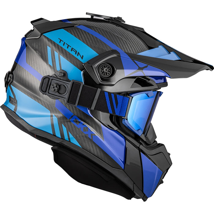 CKX ORIGINAL CARBON TRAK TITAN HELMET 2025 - Blue