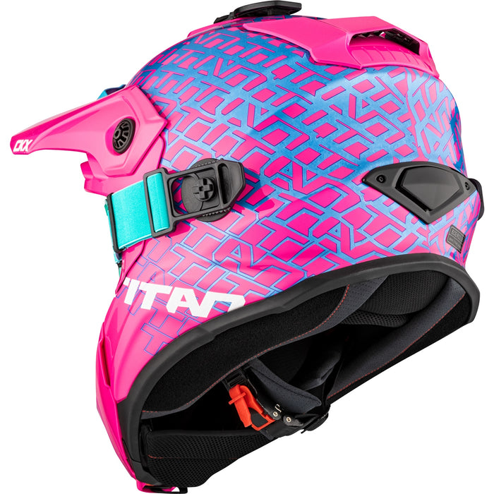 CKX AIR FLOW ROAR TITAN HELMET 2025 - Pink/Turquoise