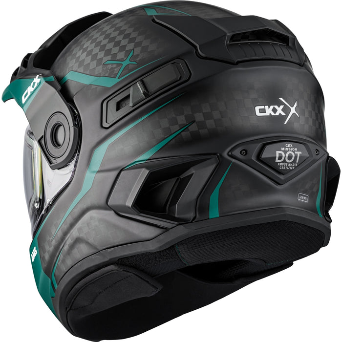 CKX MISSION AMS CARBON FURY HELMET - Matte Spruce