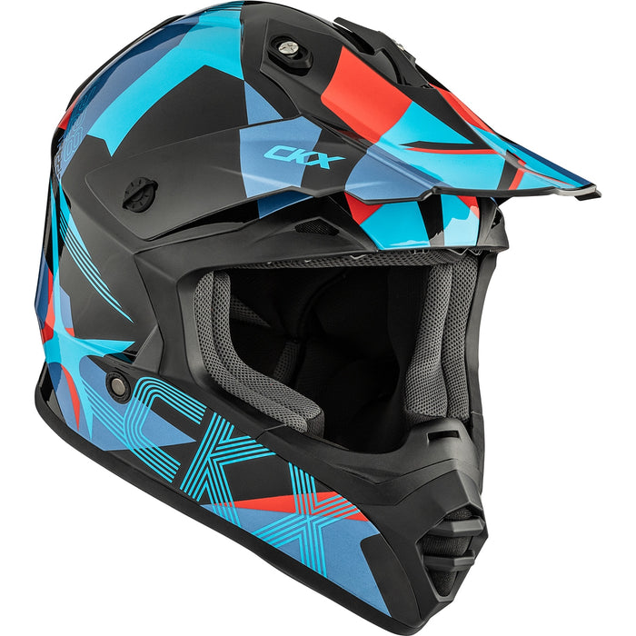 CKX TX228 LORD HELMET 2025 - Glossy Blue/Red