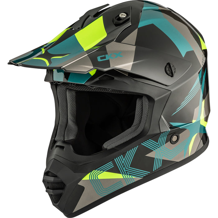 CKX TX228 LORD HELMET 2025 - Glossy Green/Yellow